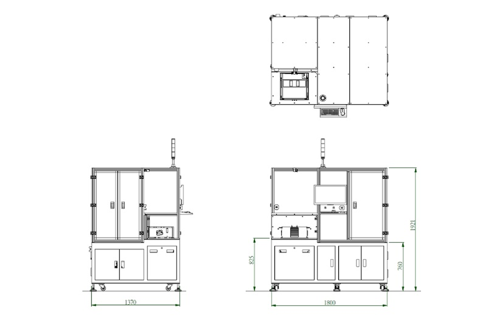 Wafer Frame-微觀檢測機-檢測作業畫面